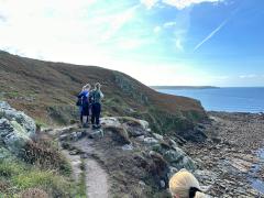 Looking towards Land's End - the beach at Sennen can just be seen